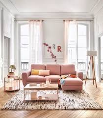 Canape D Angle Convertible Meridienne Reversible Lago Tissu Enjoy Rose 19 Canape Rose Canape Angle Convertible Salon Rose