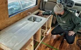 5/4x6x16' cottage grooved deck board by fiberon. How We Made Custom Kitchen Cabinets For Our Diy Van Build