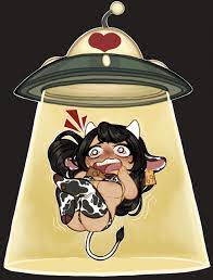 UFO Took My Cow Waifu! by SammanthaDuckie -- Fur Affinity [dot] net
