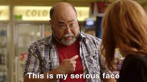 Kim's convenience is such a genuinely lovely show. Appa Serious Face Gif By Kim S Convenience Find Share On Giphy