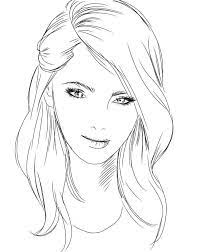 Character Design Pretty Girl Sketch Drawing Digital Art Cartooning Makeup Hair B In 2020 Girl Sketch Girl Drawing Sketches Makeup Drawing