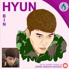 My awkward self, dd style. Hyun Bin Fan Art Drawing How To Make Illustration By Jennsdesignavenue On Deviantart