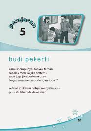 Bab 5 Budi Pekerti Kls 1