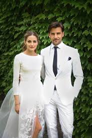 Kristen Bell Isn T The Only Celeb With A Very Surprising Wedding Look Celebrity Wedding Dresses Wedding Dress Long Sleeve Two Piece Wedding Dress