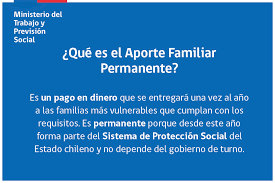 Se inició en todo el país el pago del aporte familiar permanente 2018, que beneficiará a 1 millón 600 mil familias. Todo Lo Que Tienes Que Saber Sobre El Aporte Familiar Permanente Canal Regional Region Del Maule