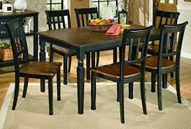 Signature Design By Ashley D580 25 Owingsville Collection Dining Room Table Black Brown Rectangular Dining Room Table Casual Dining Rooms Dining Room Sets