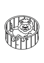 We are always adding new ones, so make sure to come back and check us out or make a suggestion. Coloring Page Lion In Cage Free Printable Coloring Pages Img 17706