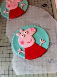 Peppa Pig Cookies Peppa Pig Cupcakes Peppa Pig Cupcake Topper Peppa Pig Cookie