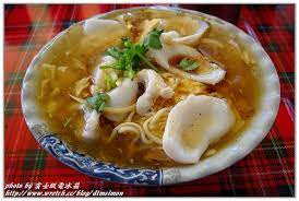 taiwanese calamari noodles 花枝羹麵 taiwanese food asian cuisine food