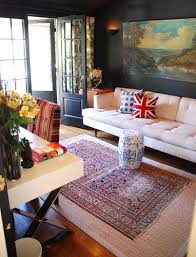 Is Your Area Rug Too Small No Problem Eclectic Home Eclectic Interior Home Office Design