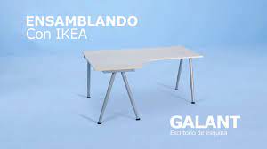 New colours and new handles now make cabinets and desks look more beautiful than ever. Paso A Paso Con Ikea Galant Escritorio De Esquina On Vimeo