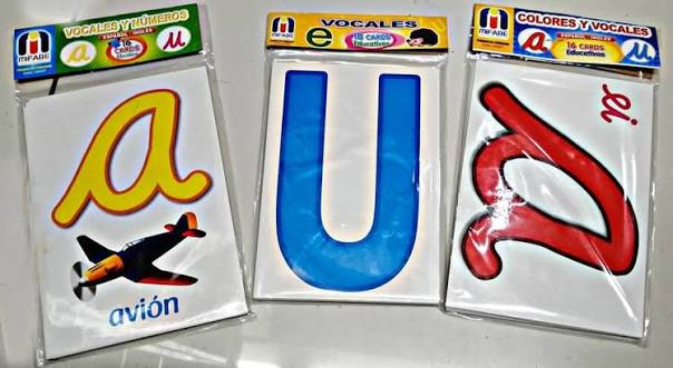 Las Vocales – Cards Mifabe