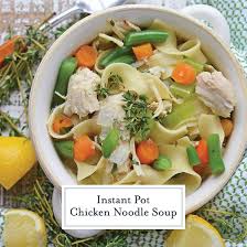 Return the chicken to the stock with the noodles, sweetcorn, mushrooms, spring onion and soy sauce. Instant Pot Chicken Noodle Soup Homemade Chicken Noodle Soup