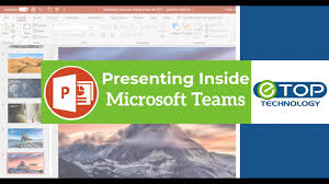 Presenting A Powerpoint Inside Ms Teams How To Share Your Presentation From The Home Office Youtube
