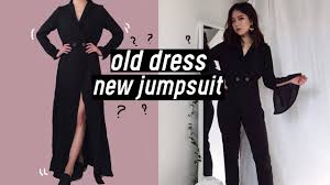 How to wear a romper for summer. Diy Old Dress To Jumpsuit Valentine S Day Qformation Ep 4 Youtube