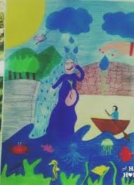 22 Mart Dunya Su Gunu En Guzel Resim Yarismasi Cizimleri Guzel Sozler Disney Characters Art Character