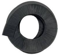 Flexible Rubber Backing Strip Brush - Industrial Grade, Dust ...