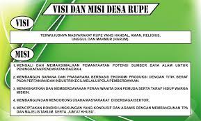 Check spelling or type a new query. Visi Misi Desa Rupe