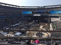 This Seat Has This End Stage View At Metlife Stadium