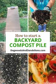 Compost bins may be made of metal, plastic or wood, with holes or mesh for proper aeration. How To Start A Backyard Compost Pile How To Make Compost Gardening For Beginners Compost