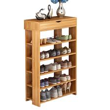 (8) total ratings 8, $27.90 new. Dlandfurniture 29 5 Shoe Rack 5 Tier Free Standing Wooden Shoe Storage Shelf Shoe Organizer Teak Bhca L24 Tk Shoe Racks Home Urbytus Com