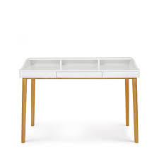 Les tables du bureau doivent souvent être polyvalentes, car nous une bonne table de bureau doit être légère, facile à transporter et polyvalente pour pouvoir être utilisé dans n'importe quel projet. Bureau Design Scandinave Chene Et Laque Lindenhof Drawer