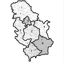 Serbia world (all countries) world (exclude serbia). Regional Map Of Serbia 1 Vojvodina 2 Belgrade 3 Western Download Scientific Diagram