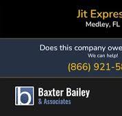 Jit Express | 1 (786) 221-0200 | Baxter Bailey