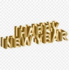 Gold Happy New Yearimage Png Image With Transparent Background Png Free Png Images Happy New Year Pictures Happy New Year Download Happy New