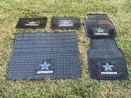 Nfl Dallas Cowboys Car Truck Rubber Floor Mats Set Of 5 With Trunk Mat Ebay In 2020 Cowboys Car Rubber Floor Mats Nfl Dallas Cowboys