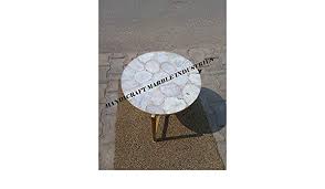 Pack box one for each quantity of glass table top. Amazon Com 18 Inch White Agate Table Top Round Table With Golden Stand White Agate Stone Table Top Agate Table Top With Stand Agnidus Agate Cookie Monster Agate How To Pronounce Agate Handmade