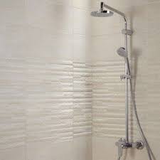 Faience Mur Beige Trevise L 20 X L 50 Cm Leroy Merlin Idee Salle De Bain Carrelage Salle De Bain Salle De Bain