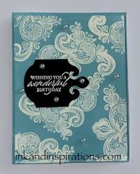 Card making tutorial using stampin' up! Make A Birthday Card With The Stampin Up Elegantly Said Stamp Set Ink And Inspirations