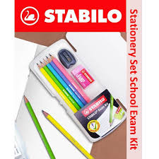 Jual alat tulis sekolah murah. Stabilo School Stationery Set Exam Kit Set Alat Tulis Sekolah Peperiksaan