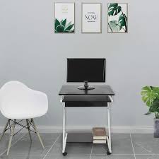 Z Form Schreibtisch Mit Rollen Schwarz Schreibtisch Haus Deko Tisch