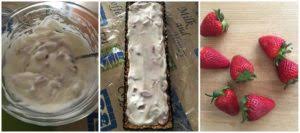 Marmellata alle fragole o frutti di bosco q.b. Cheesecake Allo Yogurt E Fragole Senza Panna Le Ricette Di Francesca
