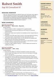 Participate and support project teams to understand. Sap Sd Consultant Resume Samples Qwikresume