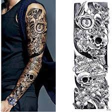 Kolunuzun yarısını ya da tamamını dövme ile kaplattırmayı düşünüyorsanız. Npw Gecici Dovme Tattoo Kol Kaplama Kuru Kafa Fiyati