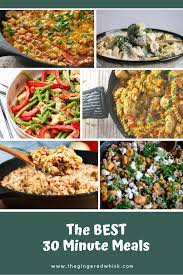 30 One Pan Weeknight Meals That Take 30 Minutes Or Less Delicious Dinner Recipes Meals Dinner Recipes