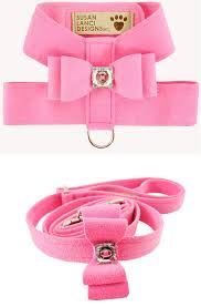 Fancy Dog Harness By Susan Lanci With A Sparkly Swarovski Crystal A Little Over The Top But Oh So Cute Designer Dog Harness Dog Harness Small Dog Harness
