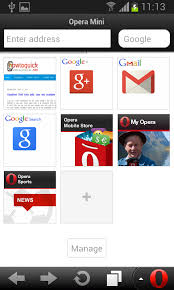 Opera mini is an internet browser that uses opera servers to compress websites in order to load them more quickly, which is also useful for saving opera mini also comes with automatic support for social networks like twitter and facebook. Opera Mini Handler Ui Internet Settings For Android Users Howtoquick Net