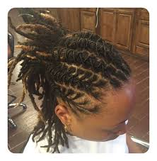 Then, place the hair donut over the base of the ponytail and pull the locs through the donut. 117 Ways To Pull Off Dreadlock Styles