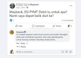 Tetapi cara prevention adalah lebih kurang sama, ia adalah untuk elakkan lebih banyak kehilangan dan kerugian wang dari akaun bank cimb anda. Duit Hilang Selepas Transaksi Esi Pymt Debit Maybank