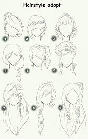 34 Ideas Drawing Hair Tutorial Anime For 2019 Anime Drawing Hair Ideas T Anime Dr Drawing Hair Tutorial Female Anime Hairstyles How To Draw Hair