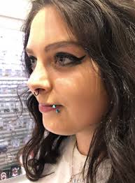 We love the way Amanda looks with her new septum piercing! Visit any of our  locations to get pierced today!