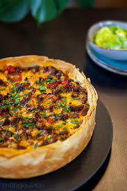 Hackfleisch in etwas öl anbraten, zwiebel würfeln und dazugeben. Hackfleischtorte Mit Tomaten Und Champignons
