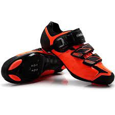 Chaussures route pour Shimano SPD vélo Verrouiller Thread - Orange Noir -  Cdiscount Sport