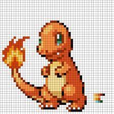 Resultat De Recherche D Images Pour Pokemon Pixel Art Pixel Art Pokemon Pixel Art A Imprimer Point De Croix Pokemon