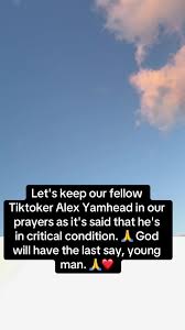 Alex Yamhead we are praying for you🙏❤️#trending #viral_video #fyp  #jamaicatiktok