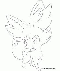 Fennekin coloring page at getcolorings com free printable colorings pages to print and color. Chespin Cute Coloring Pages